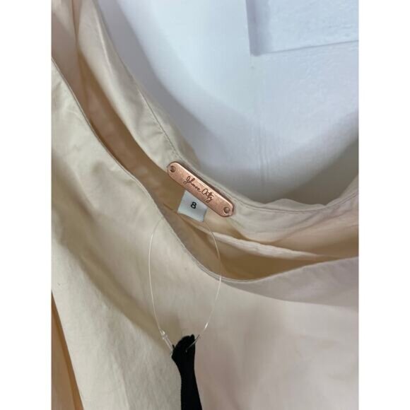 NWT Johanna Ortiz Elastic Waist Florencia One-Shoulder Top Ecru Cream Size: 8 - Picture 6 of 8